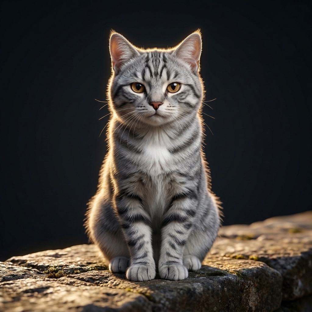 Luna the Cat Prime Full-Grown Stage (Day 40+)