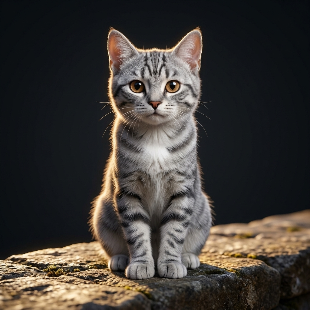 Luna the Cat Young Stage (Days 20–39)