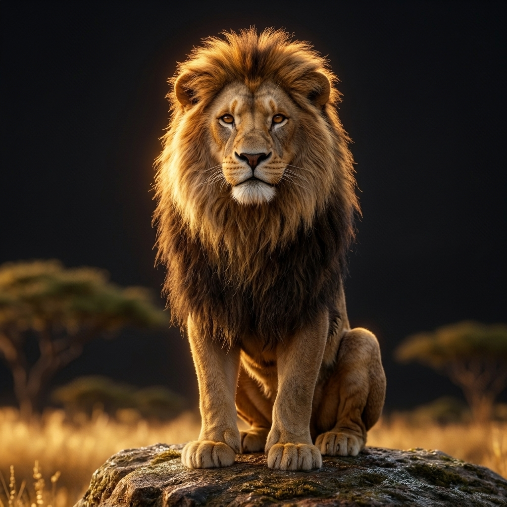 Simba the Lion Prime Full-Grown Stage (Day 40+)